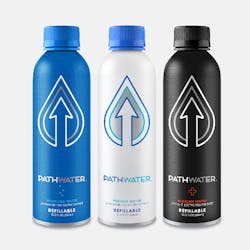 PATHWATER&apos;s New Sparkling, Alkaline and Still Water in Refillable Aluminum Bottles