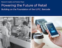 A GS1 US research study titled &ldquo;Powering the Future of Retail&rdquo; revealed that 82% of retailers and 92% of brand owners support transitioning from the universal product code (U.P.C.) to a data-rich two-dimensional (2D) barcode (e.g., QR Code, GS1 DataMatrix), digital watermark and/or RFID in the next one to five years.