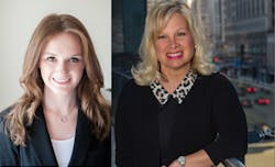 Tori Eberlein (left) and Roni Moore Tori Eberlein (left) and Roni Moore