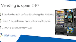 Vending Advice Coronavirus