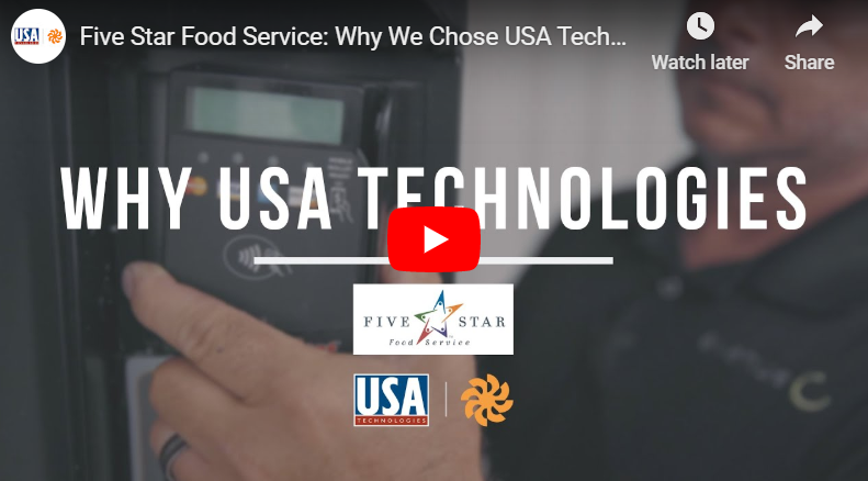 Five Star Food Service Why We Chose Usa Technologies