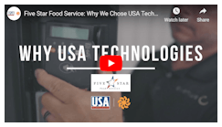 Five Star Food Service Why We Chose Usa Technologies
