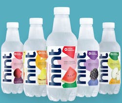 Hint&circledR; is water with a touch of fruit flavor.