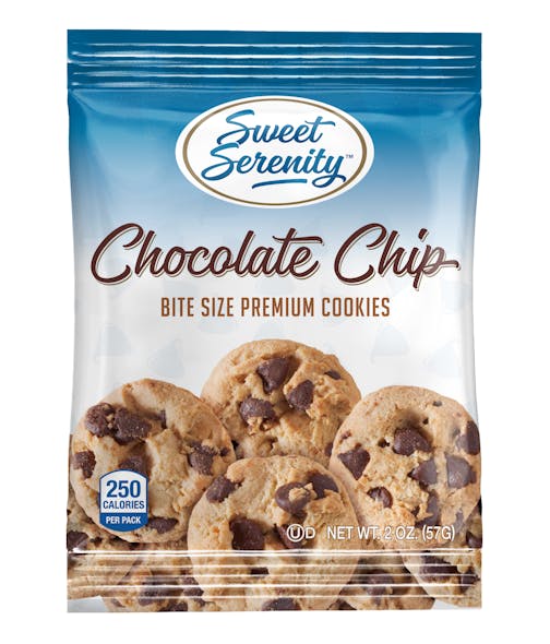 First introduced in January 2016, Sweet Serenity Chocolate Chip cookies are packaged in a new, upgraded design.