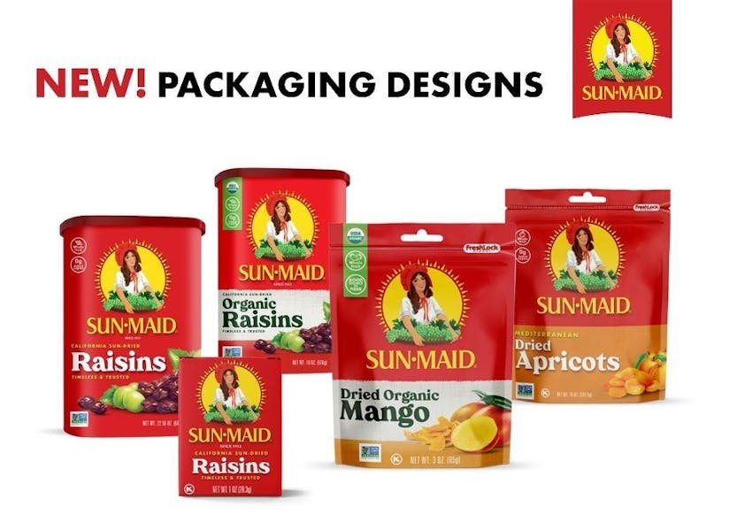 Sun Maid New Packaging