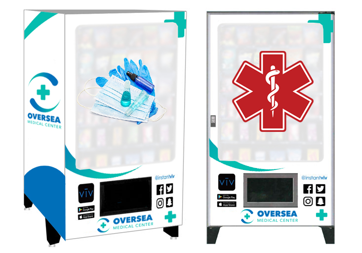 Custom Graphics Medical Supplies Vending Oversea