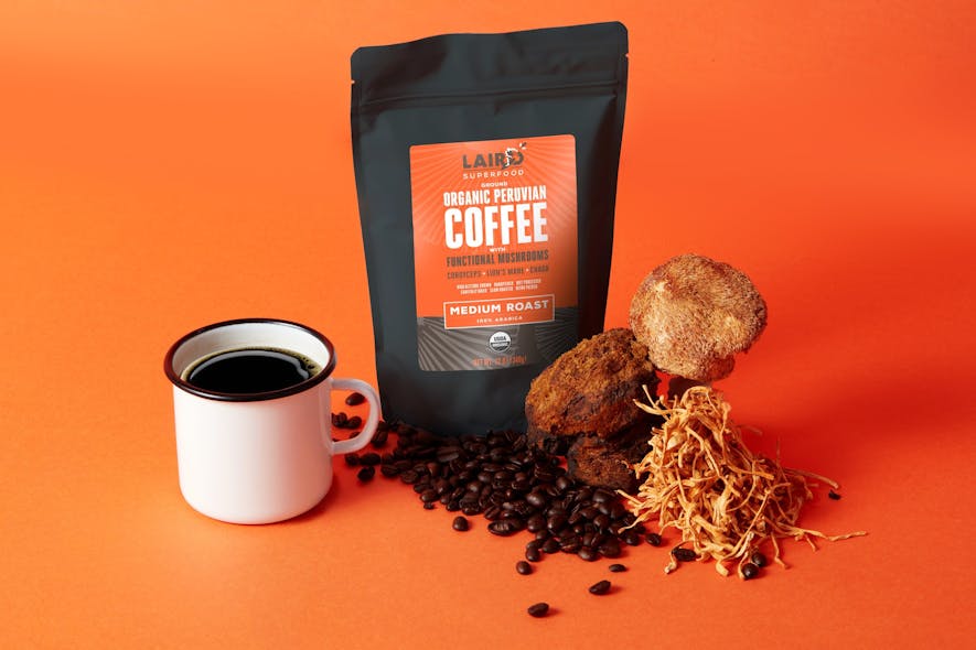 Laird Superfood Organic Ground Coffee with Functional Mushrooms