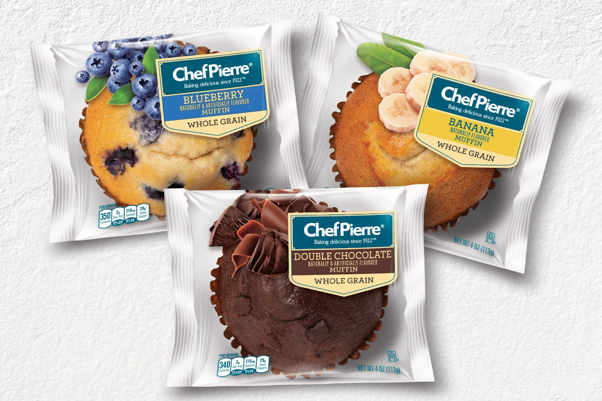 Chef Pierre IW Muffin Line From Sara Lee Frozen Bakery Vending