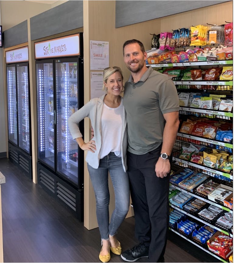 Jen and Jon Corto, owners of Buffalo Strive Vending