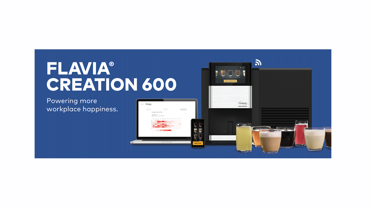 Lavazza Professional Introduces Flavia Creation 600 Providing Hot And Cold Beverages In One Smart System Vending Market Watch