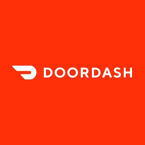 Doordash Square Red