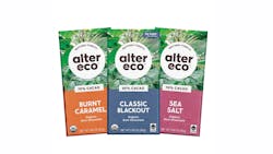 Alter Eco's new packaging for its line of organic and Fair Trade chocolate bars. Alter Eco's new packaging for its line of organic and Fair Trade chocolate bars.