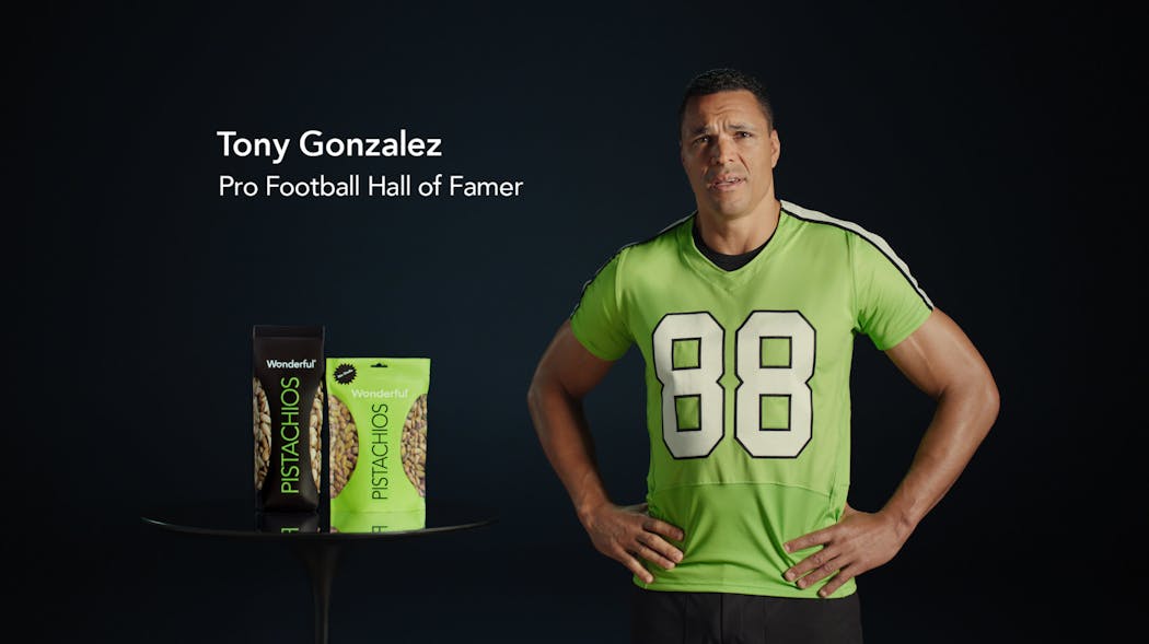 Plant Protein is &apos;The Next Big Thing&apos; in New Wonderful Pistachios Campaign Featuring Tony Gonzalez