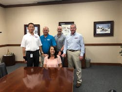 Pee Dee Food Service Leadership Team. From left to right: Nick Foong (Director of Food Service) Jack Weatherford (Manager &ndash; Sales &amp; Markets) Amy Crenshaw (Operations Coordinator) Les Ward (General Manager) Darryl Morris (Manager &ndash; Operations &amp; Vending)
