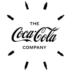Coca Cola Black And White Bottles Logo