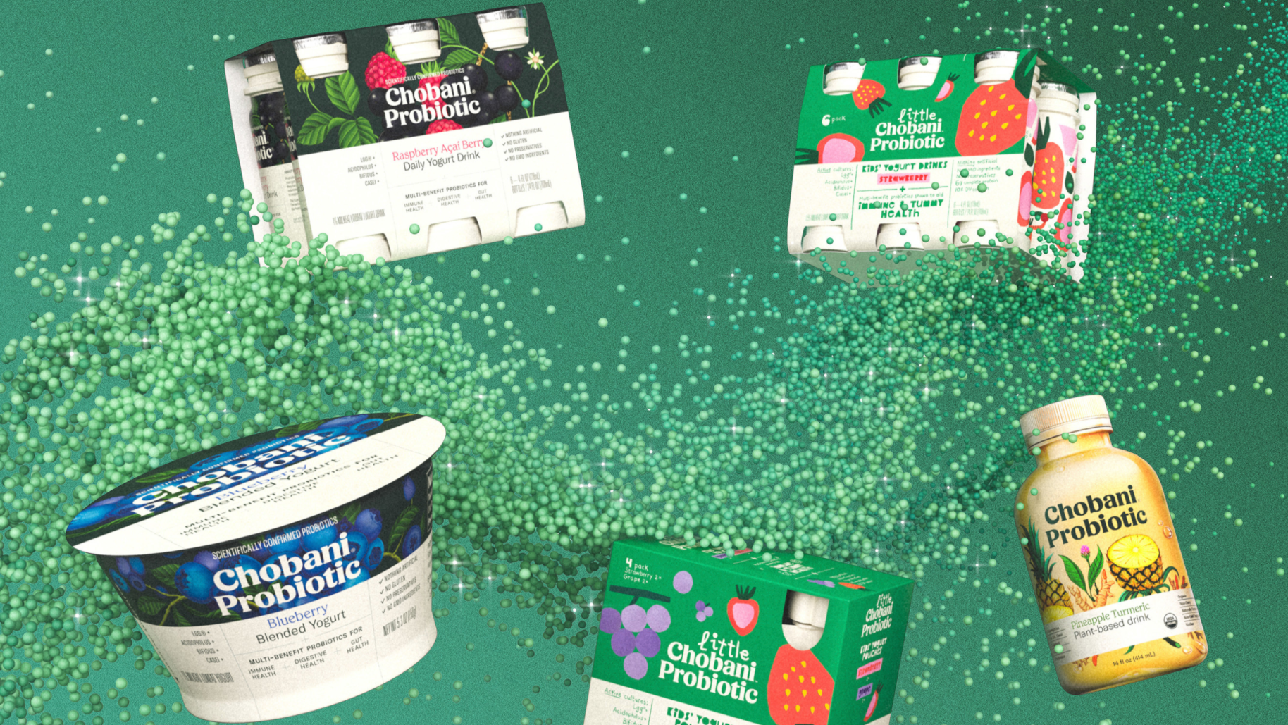 Chobani, maker of Greek yogurts, oat milks, probiotic drinks, and creamers, announced the debut of the new World of Chobani Probiotics, a full portfolio of probiotic yogurts and drinks, kids pouches and shakes, and non-dairy functional beverages with immunity-supporting probiotics.