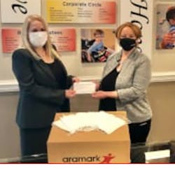 Aramark Mask Donations