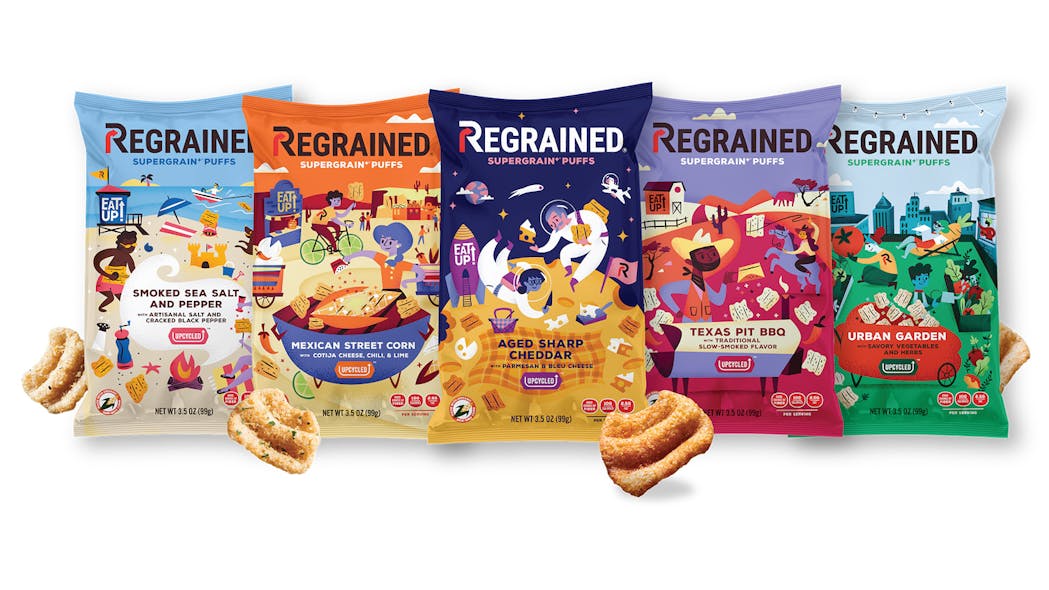 Re Grained Puffs Bags 5flavors