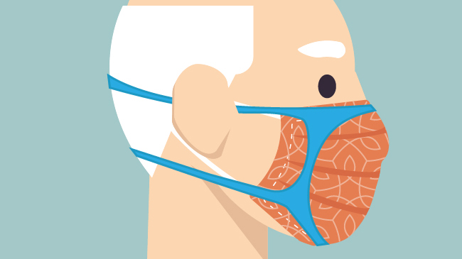 The CDC's new guidelines recommend masks with a nose wire that can be adjusted for a snug fit, and to use a mask fitter or brace to better seal a mask. And the CDC says evidence now suggests that combining a cloth mask over a surgical mask could dramatically reduce both the spread of the virus to others and exposure to the virus oneself.