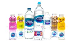 Nestlé’s Pure Life purified water is sourced from wells or municipal supplies, then put through a rigorous 12-step quality process to meet high safety standards. Pure Life water is available in a variety of sizes, starting with kid-friendly 8-fl.oz. bottles featuring fun graphics. Nestlé’s Pure Life purified water is sourced from wells or municipal supplies, then put through a rigorous 12-step quality process to meet high safety standards. Pure Life water is available in a variety of sizes, starting with kid-friendly 8-fl.oz. bottles featuring fun graphics.