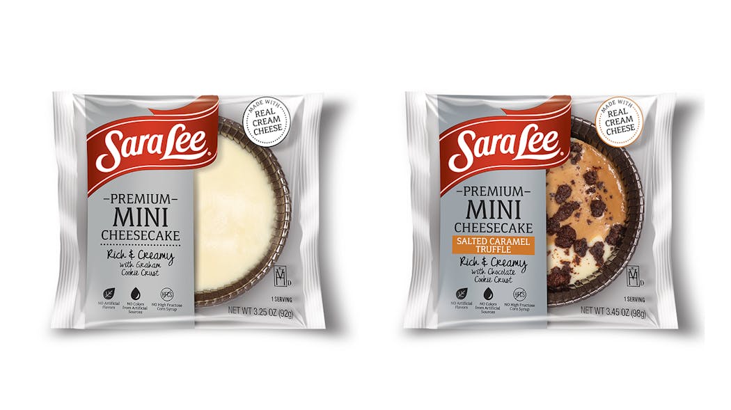 Sara Lee Mini Cheesecakes are now available to micro market operators in plain and salted caramel varieties; a strawberry flavor is coming soon. For more information, call (513) 310-9004.