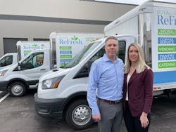 Royal ReFresh owners Ryan and Michelle Harrington forecast financial growth and quality improvement for their rebranded operation. Royal ReFresh owners Ryan and Michelle Harrington forecast financial growth and quality improvement for their rebranded operation.