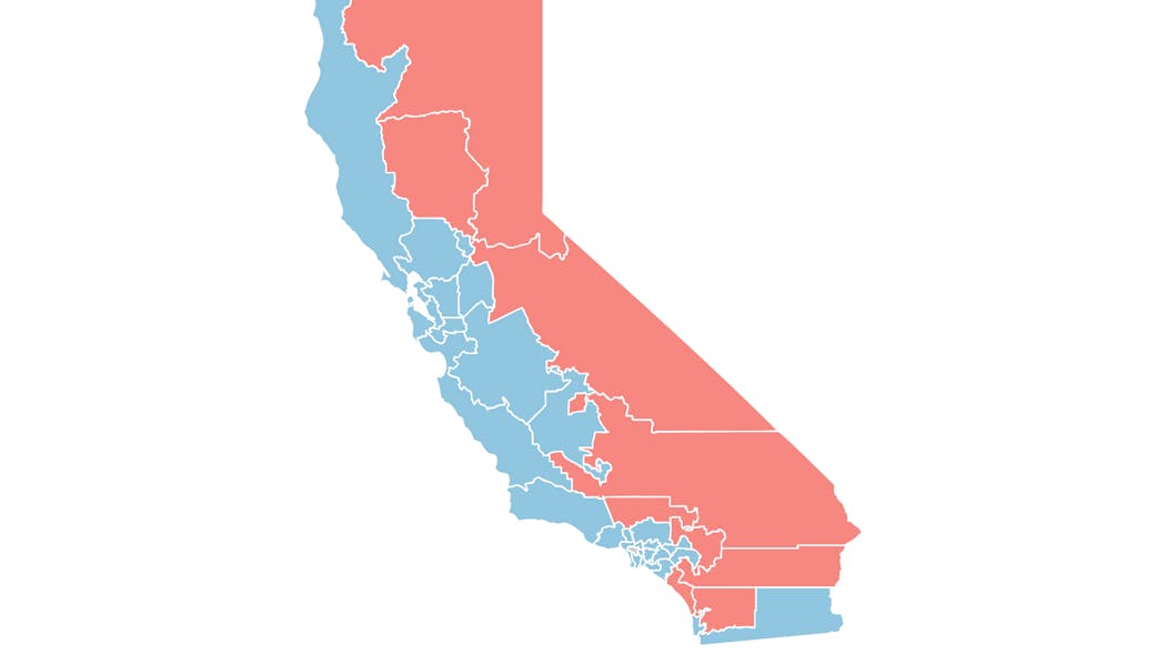 California State Senate 2021 Map