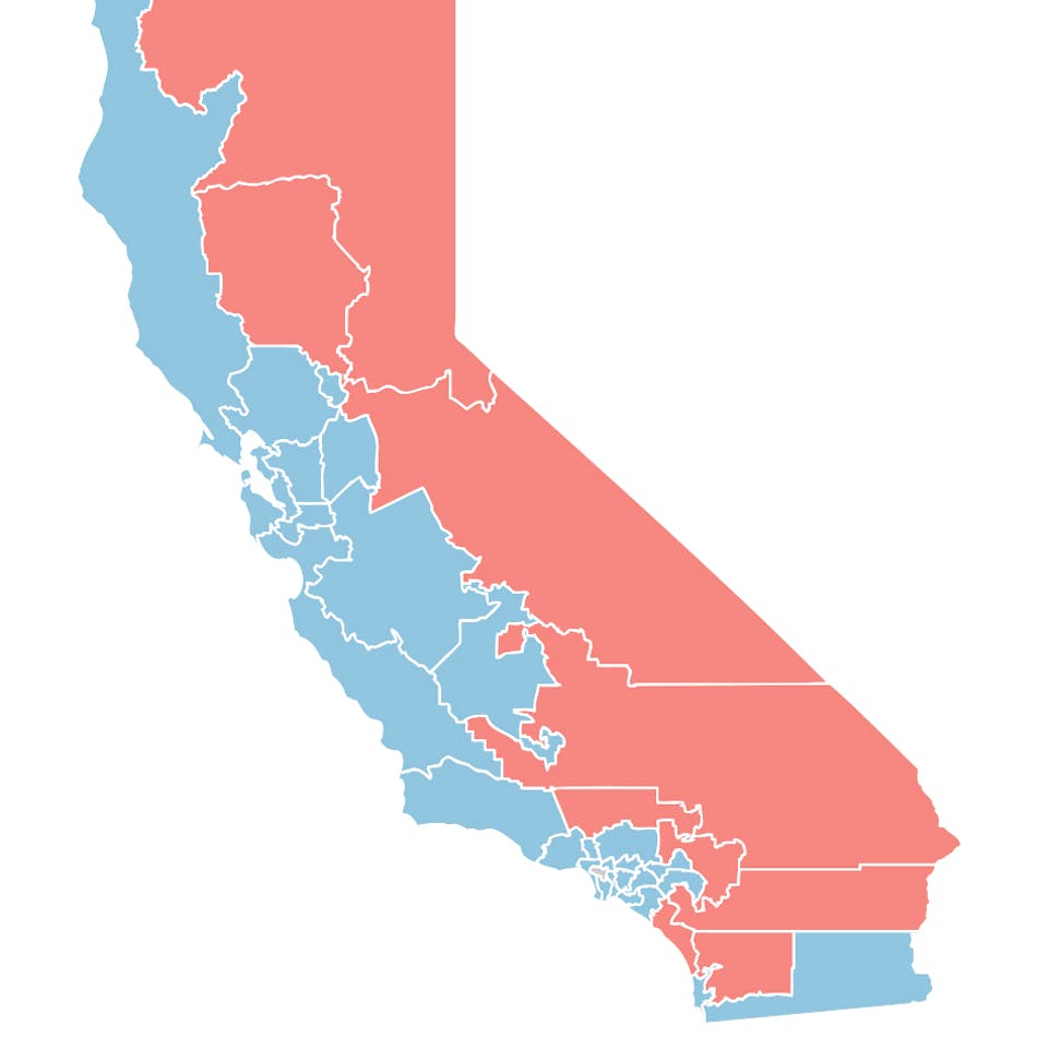 California State Senate 2021 Map