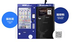 Luckin Coffee unmanned retail strategy includes the Luckin Coffee Express and Luckin popMINI vending machines. The Luckin Coffee Express, which uses the Swiss-made Schaerer coffeemaker, is designed for workplace and public venues. Luckin popMINI is a smart vending machine that can sell products at “e-commerce prices.” Luckin Coffee unmanned retail strategy includes the Luckin Coffee Express and Luckin popMINI vending machines. The Luckin Coffee Express, which uses the Swiss-made Schaerer coffeemaker, is designed for workplace and public venues. Luckin popMINI is a smart vending machine that can sell products at “e-commerce prices.”