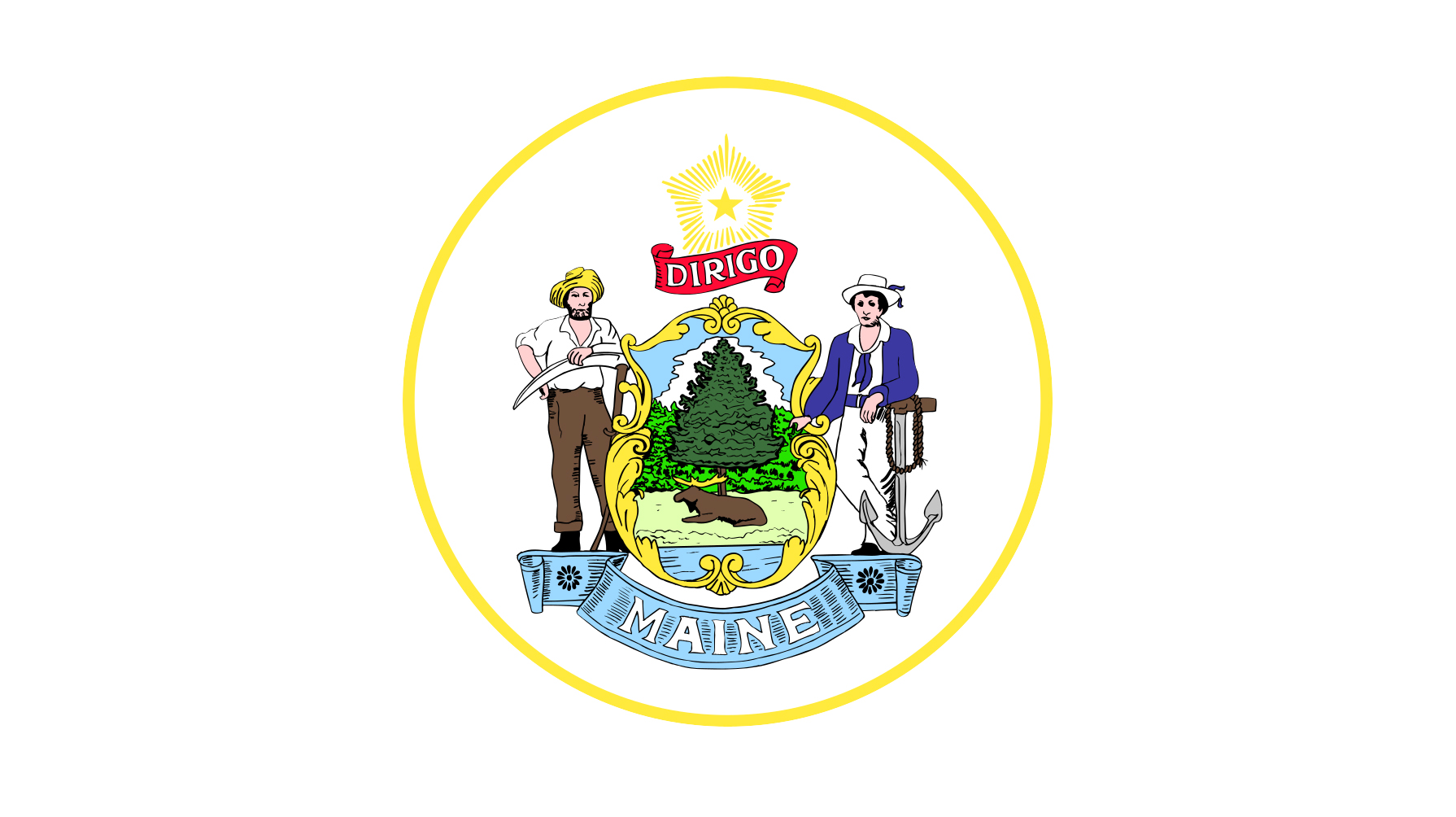 Maine State Great Seal 605b3bd130b36