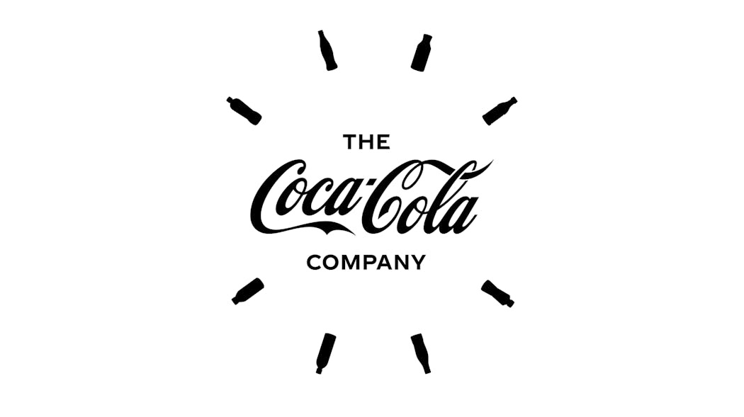 Coca Cola Company Logo Black Bottles