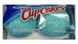Certain Hostess SnoBalls were inadvertently manufactured in the packaging for Hostess Chocolate CupCakes (shown above). The packaging does not list ”coconut,' an ingredient in SnoBalls as an allergen. Certain Hostess SnoBalls were inadvertently manufactured in the packaging for Hostess Chocolate CupCakes (shown above). The packaging does not list ”coconut,' an ingredient in SnoBalls as an allergen.