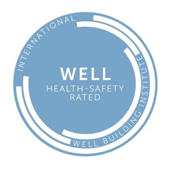 The WELL Health-Safety Rating is a third-party verified rating that focuses on operational policies, maintenance protocols, stakeholder engagement and emergency plans. The WELL Health-Safety Seal placed on a building means a consumer can feel safer inside.