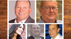 Leading Tuesday’s State of Snacking webinar, top row from left, are VendingMarketWatch.com’s Bob Tullio and Mondelēz’s Malcolm McAlpine. Joining the program’s panel, from left, are Linda Saldana, Steve Closser and Arthur Siller. Leading Tuesday’s State of Snacking webinar, top row from left, are VendingMarketWatch.com’s Bob Tullio and Mondelēz’s Malcolm McAlpine. Joining the program’s panel, from left, are Linda Saldana, Steve Closser and Arthur Siller.