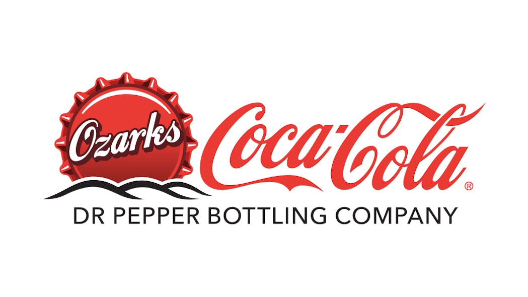 Ozarks Coke Dr Pepper Bottling Logo