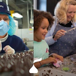 In 2020, Hershey impacted more than 15 million lives with more than $26 million in donations and 60,000 hours in volunteer time.