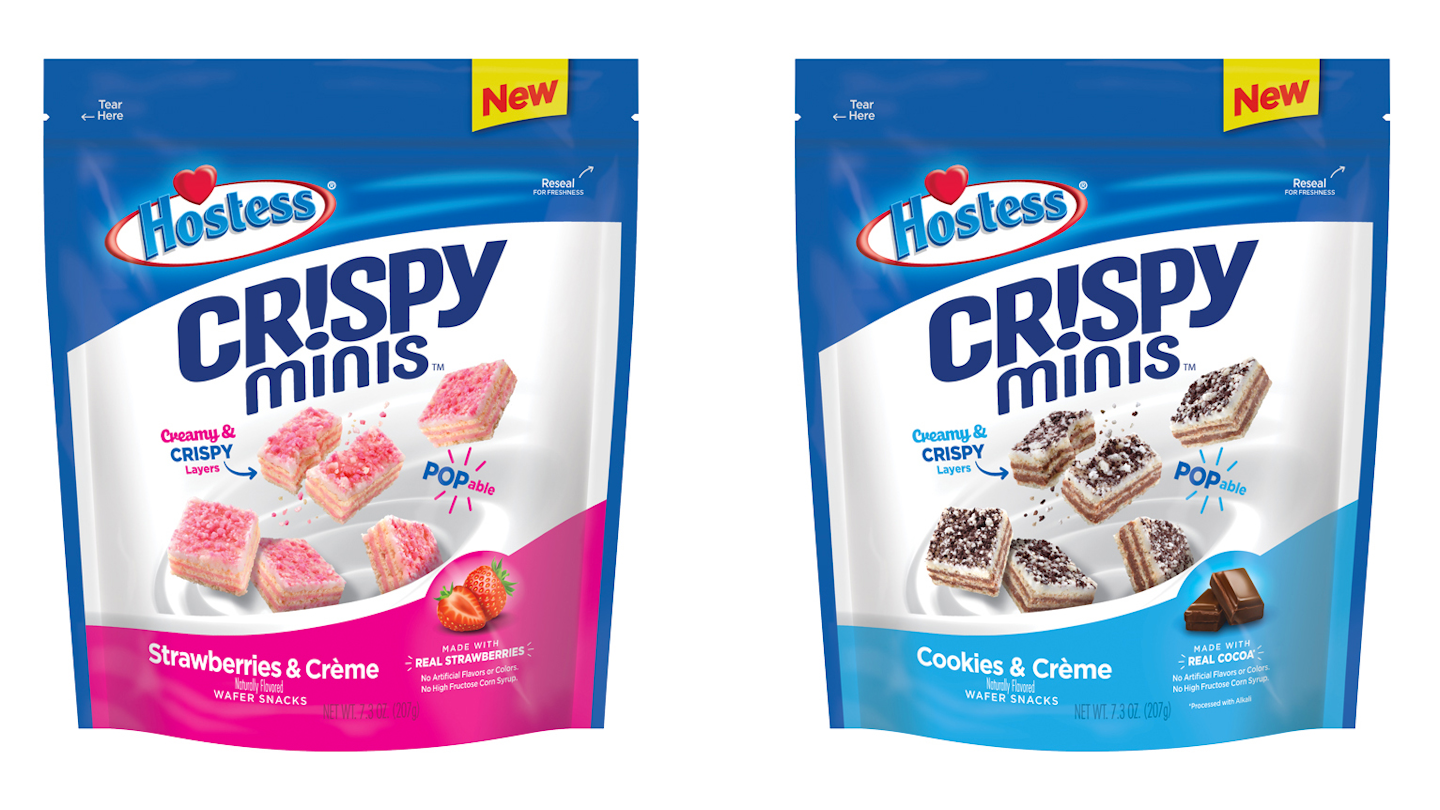 New Hostess Crispy Minis offer bitesized wafer snacks for everyday