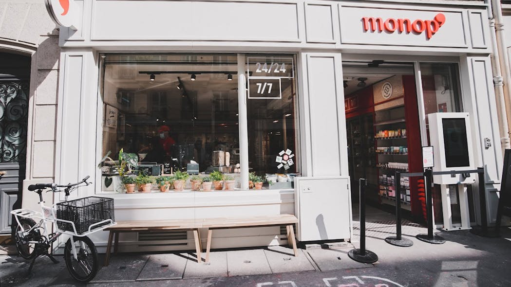 Monop&apos;s autonomous stores in Paris are powered by Capsule from Shekel Brainweigh&apos;s retail innovation division. Click on View Image Gallery button to see interior.