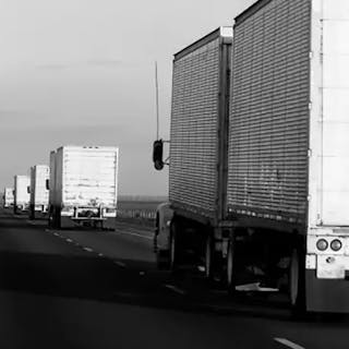 Uber Freight Trucks On Road