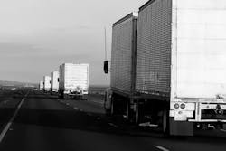 Uber Freight Trucks On Road