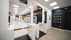 To enter the Valet Market, shoppers download the eponymous app and scan their phone at turnstile. To enter the Valet Market, shoppers download the eponymous app and scan their phone at turnstile.