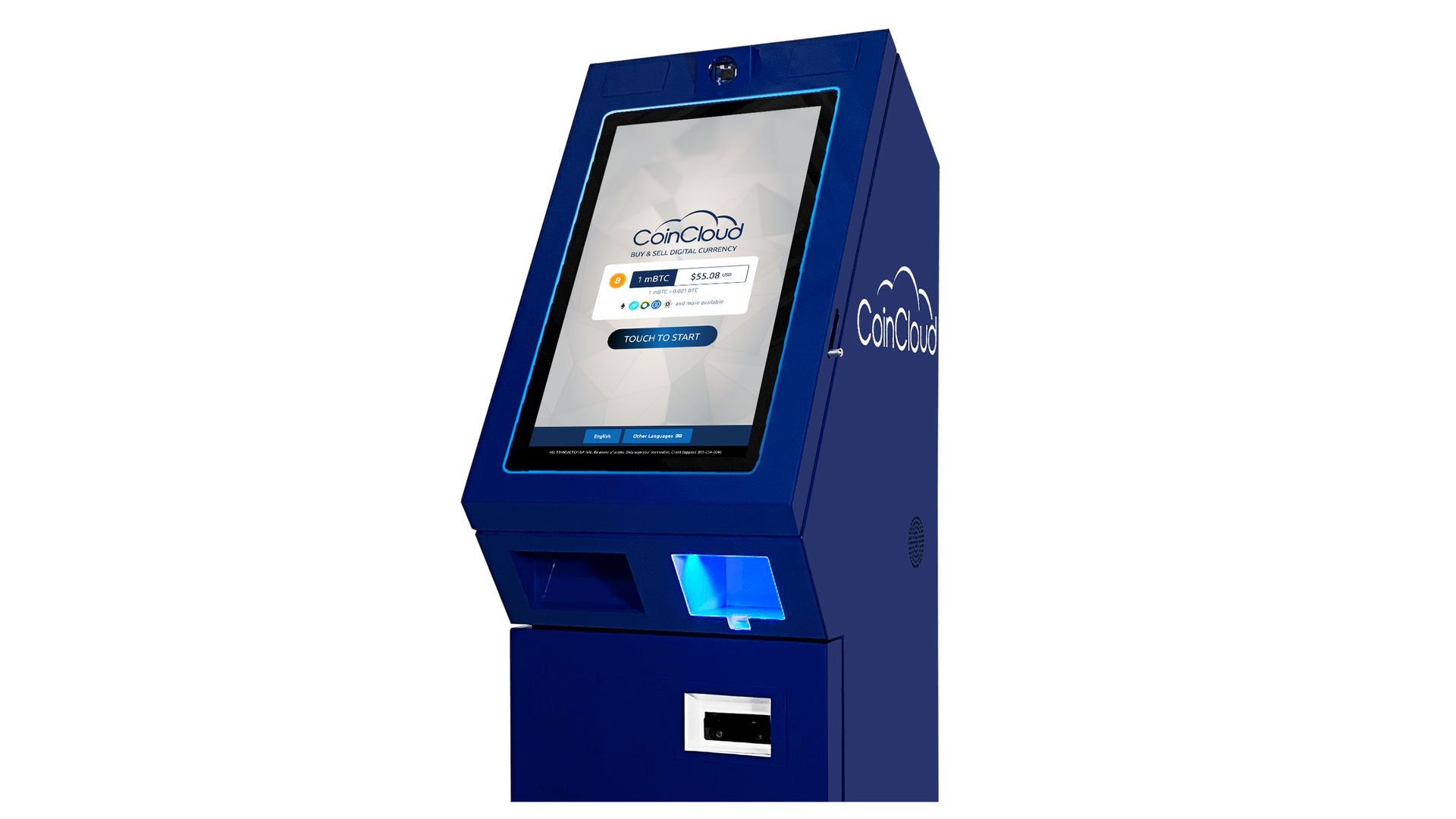 Digital currency machine operator reaches 2,500 placements, partners with 2 retail chains