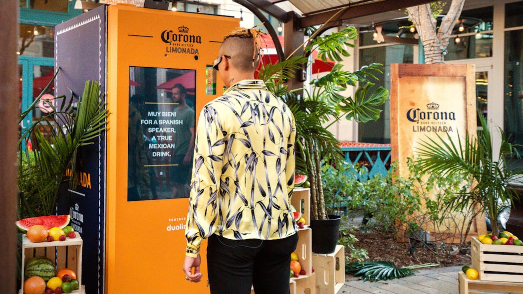 Corona Seltzer Vending Machine
