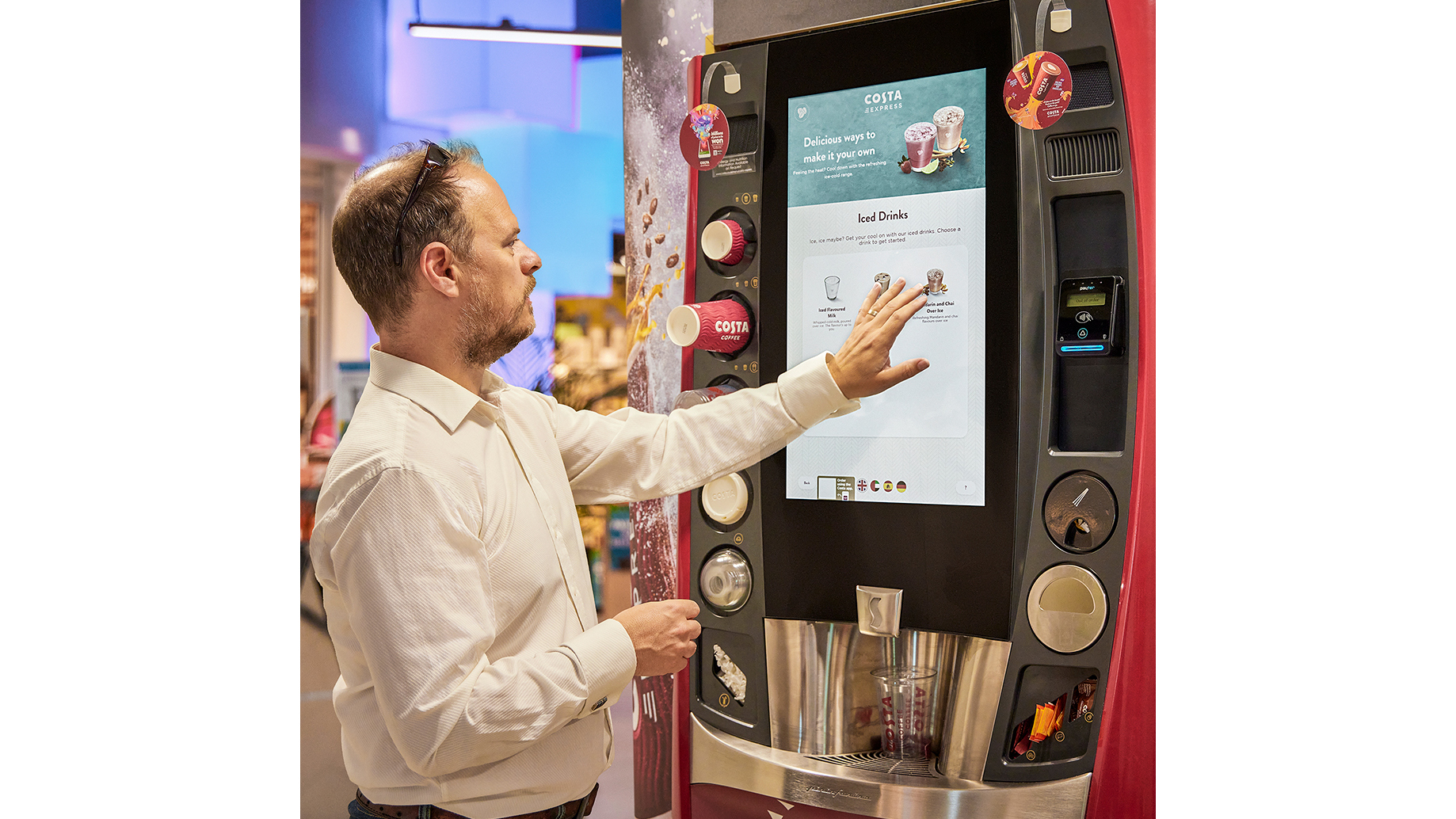 Costa Coffee trials new hot and iced drink machines in Bristol