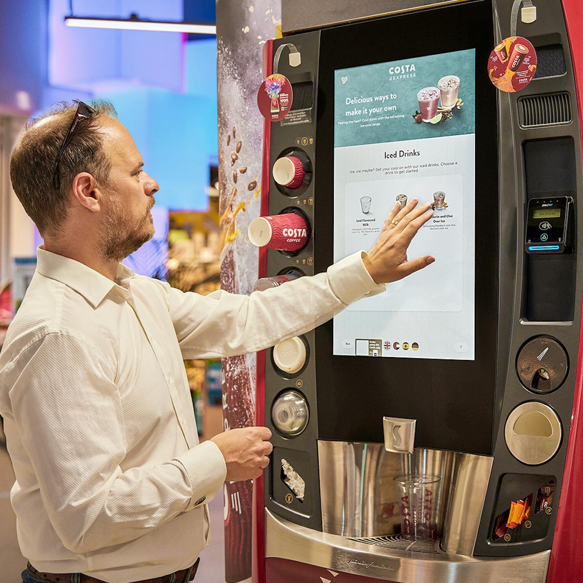 Costa coffee top machine near me