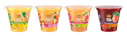 Del Monte Fruit Infusions flavors include Gut Love, Glow On, Boost Me and Stay Well. Del Monte Fruit Infusions flavors include Gut Love, Glow On, Boost Me and Stay Well.