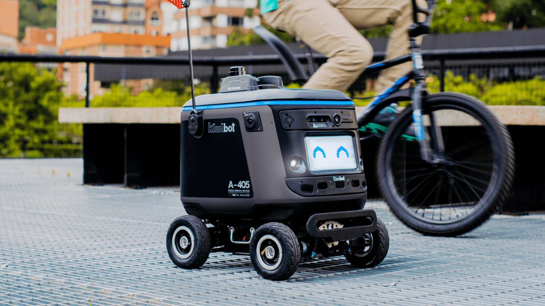 Kiwi Bot In Action Hero