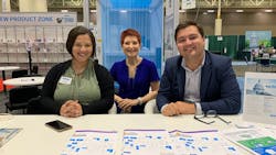 NAMA chief executive Carla Balakgie (center) is picture with communications director Amy Fraser and federal and state affairs director Wes Fisher at The NAMA Show. NAMA chief executive Carla Balakgie (center) is picture with communications director Amy Fraser and federal and state affairs director Wes Fisher at The NAMA Show.