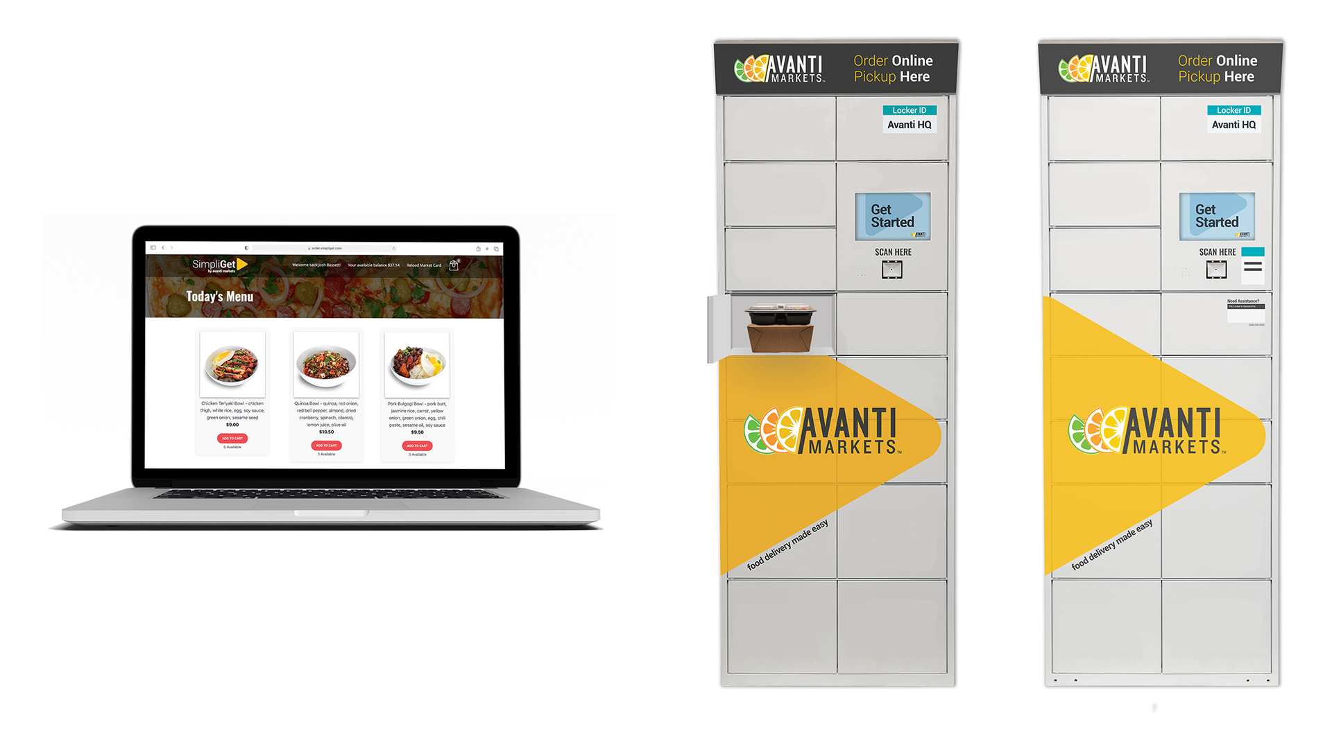 Avanti Simpli Get Website Lockers Hero