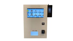 CAV's age and identification verifier module installs on the right side of a vending machine. CAV's age and identification verifier module installs on the right side of a vending machine.